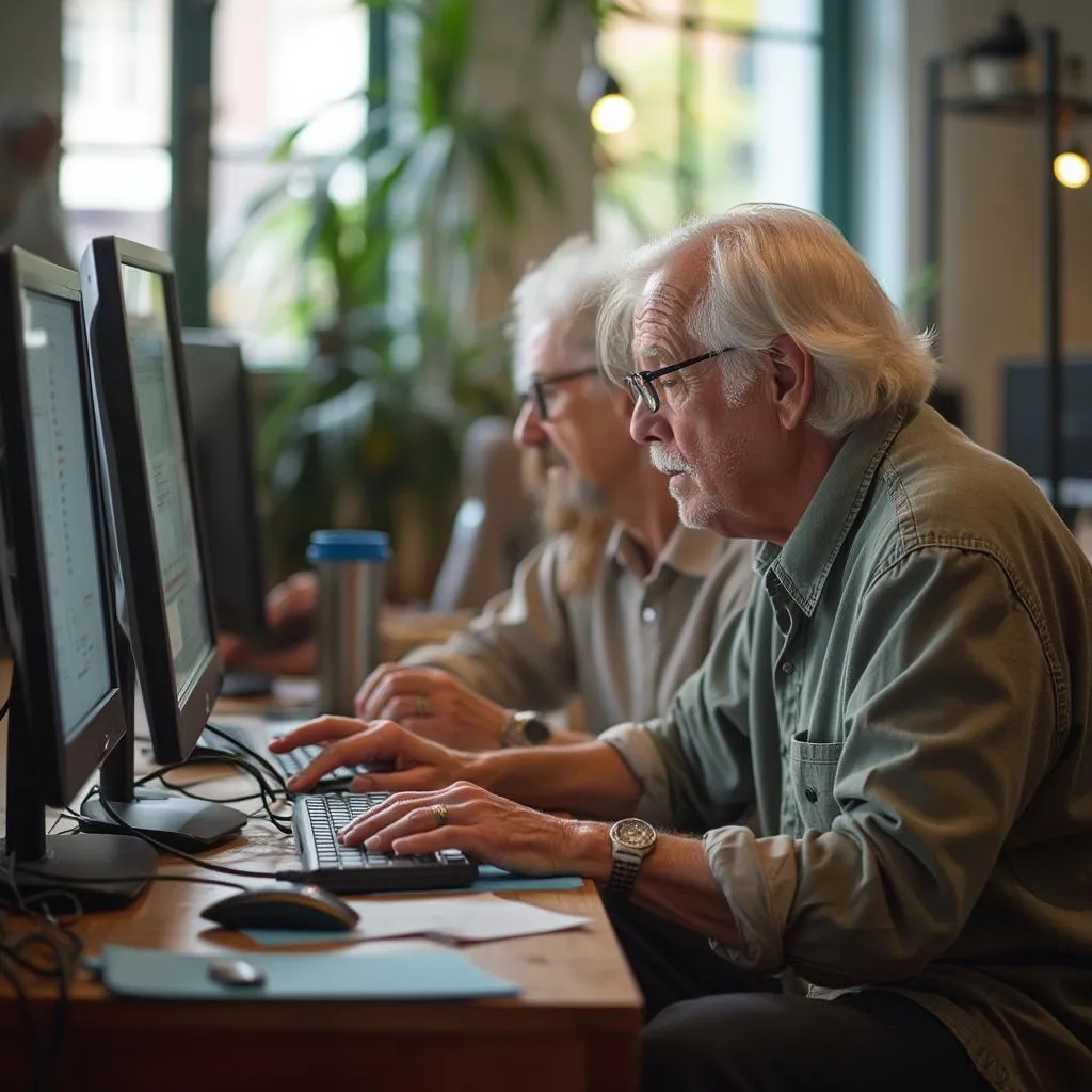 Clase de Excel para adultos mayores